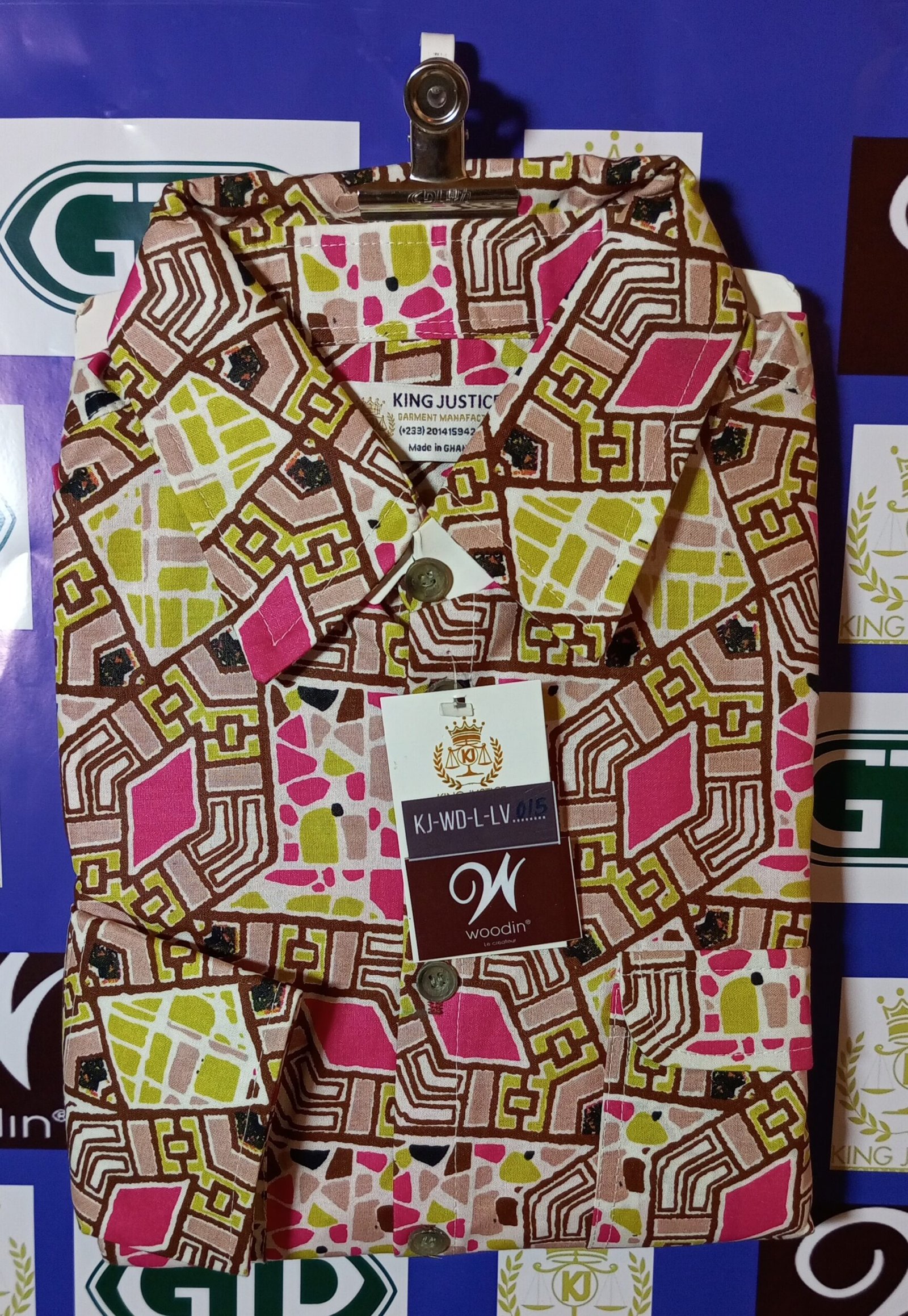 Justice Kente Bloom – Woodin Long Sleeve