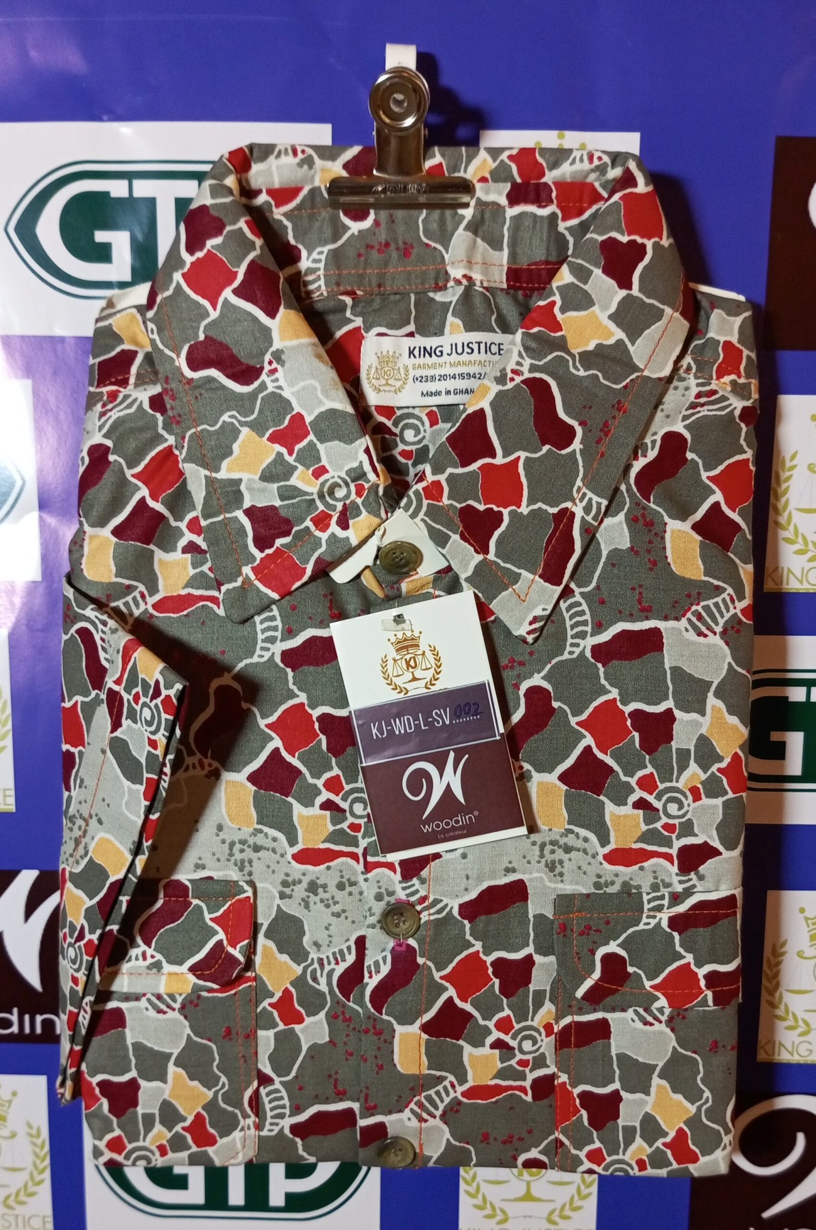 Justice Prestige Print – Woodin Short Sleeve