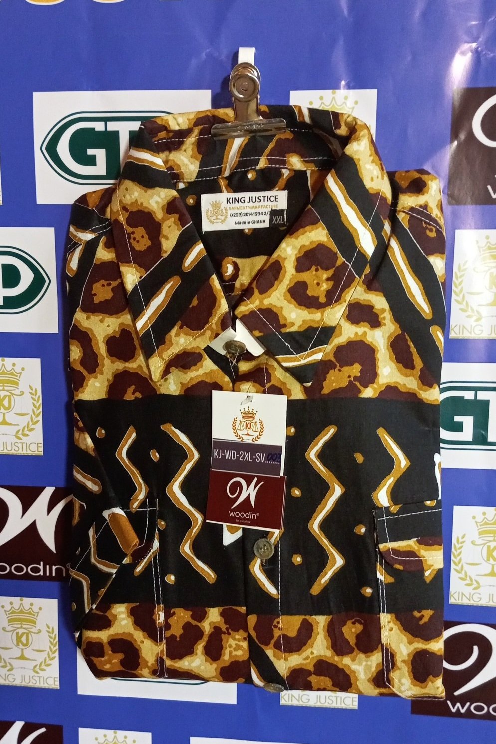 Justice Woodin Icon Short Sleeve African Wear